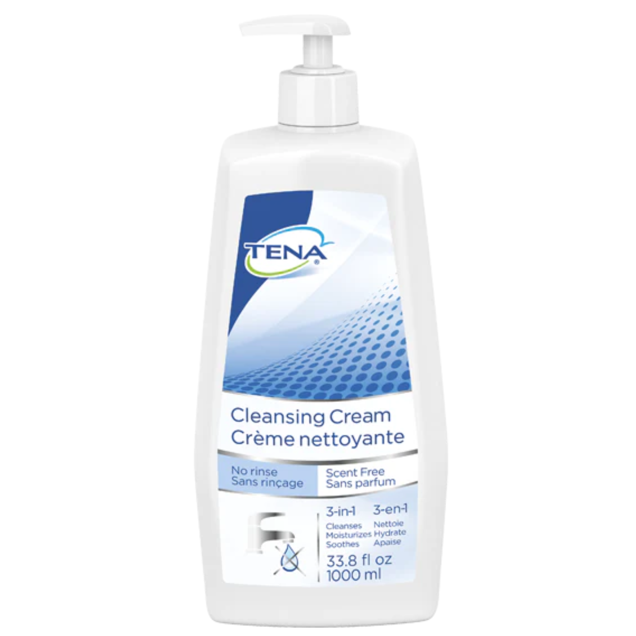 TENA 1000 ml Crème Nettoyante Sans Parfum