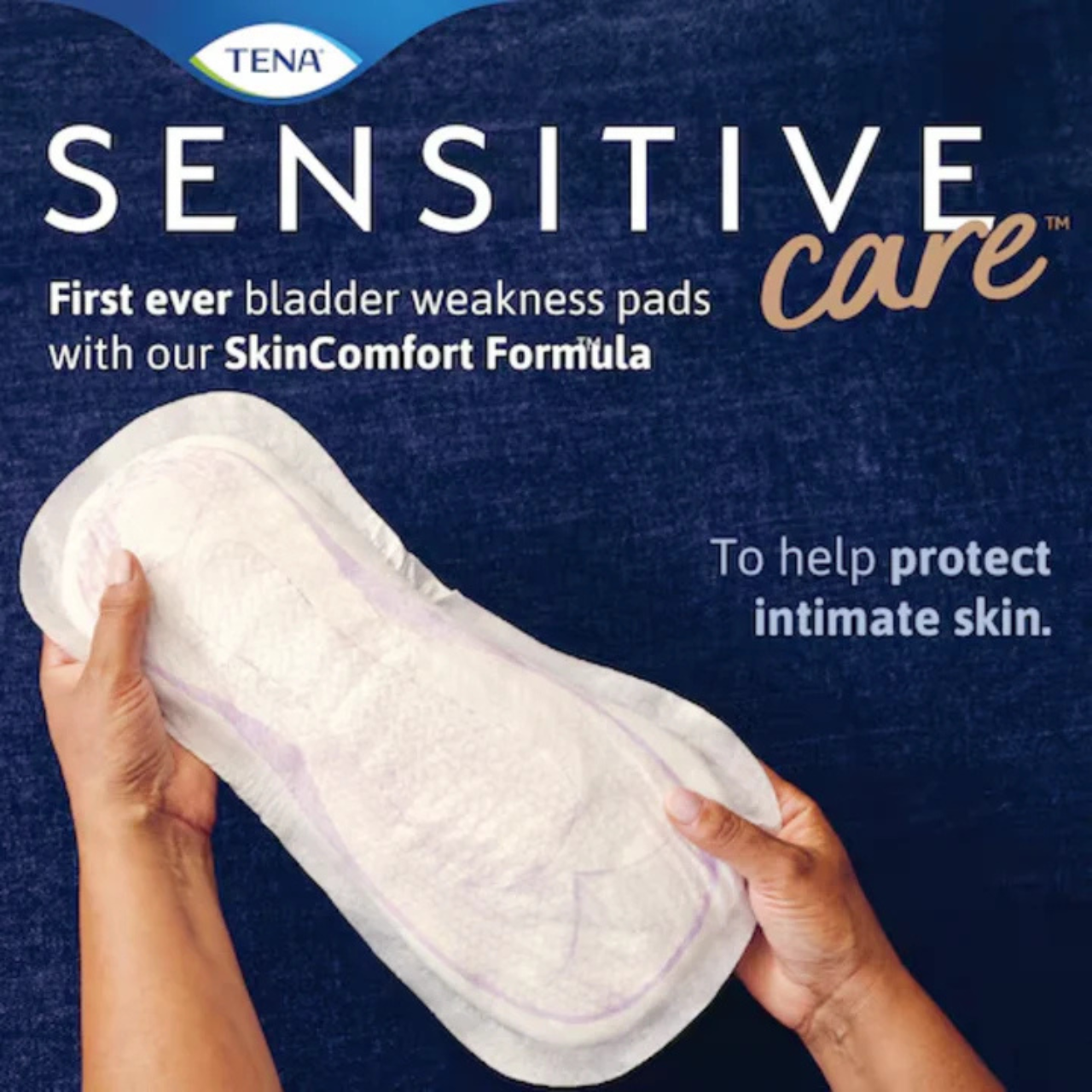 TENA Soins Sensibles Serviettes de Nuit