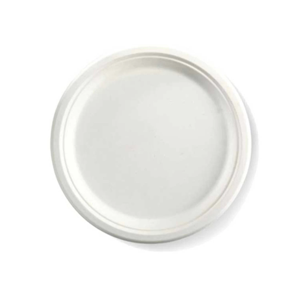 Assiette En Bagasse 10.25" 1000/Boite