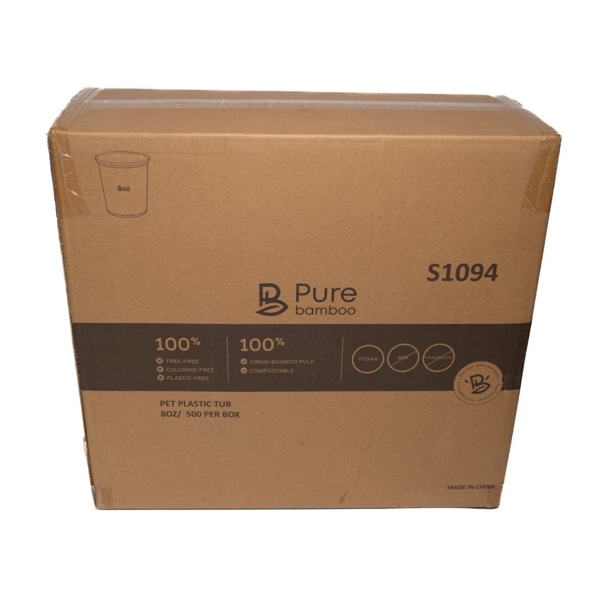 Contenant Deli Clair Type Alure 8 oz – 500/Caisse