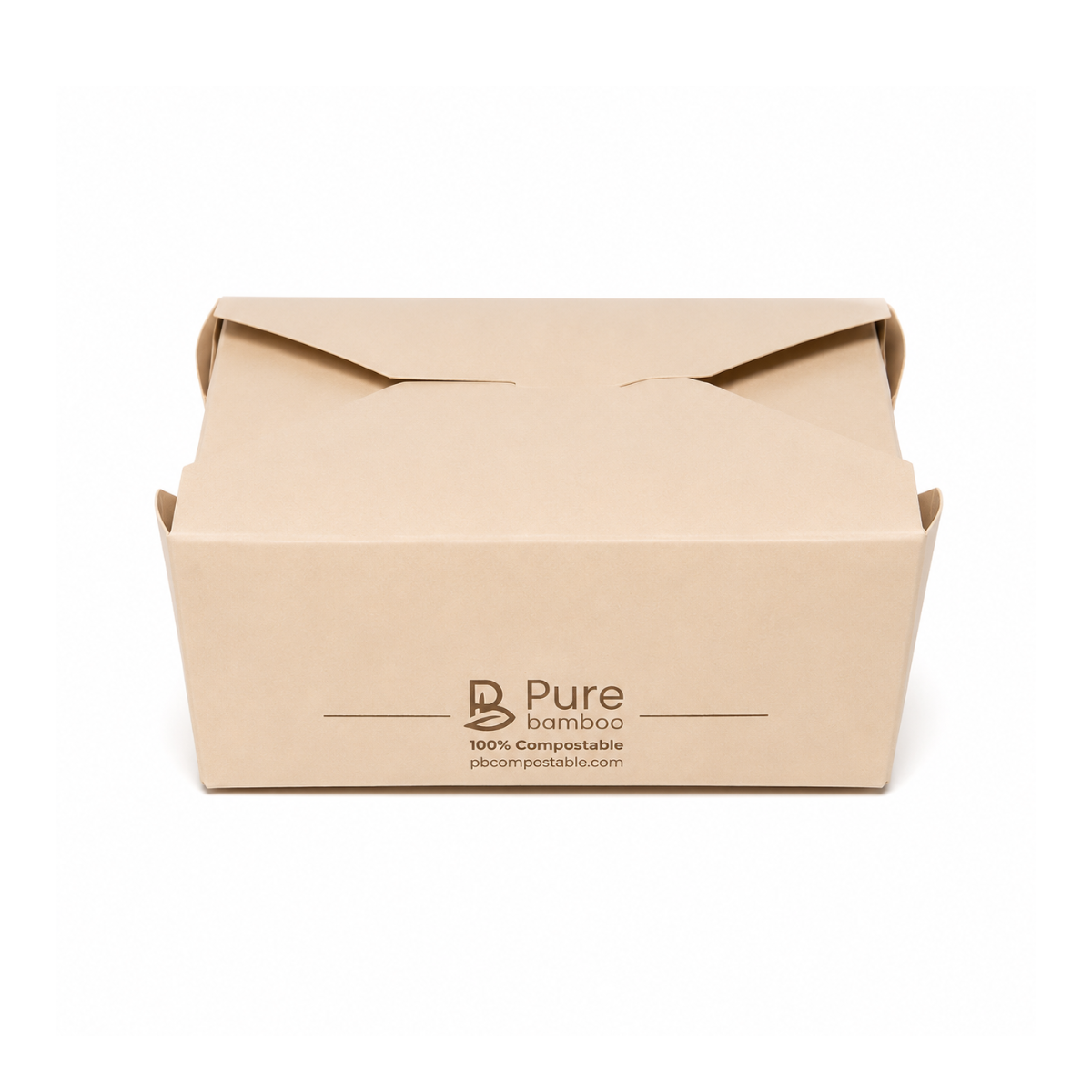 Contenant Deli En Bambou Compostable #3 Pure Bamboo – 200/Boîte
