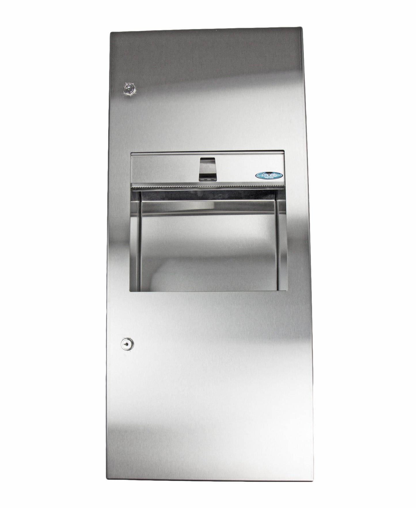 Combo distributeur de papier et poubelle en surface compact