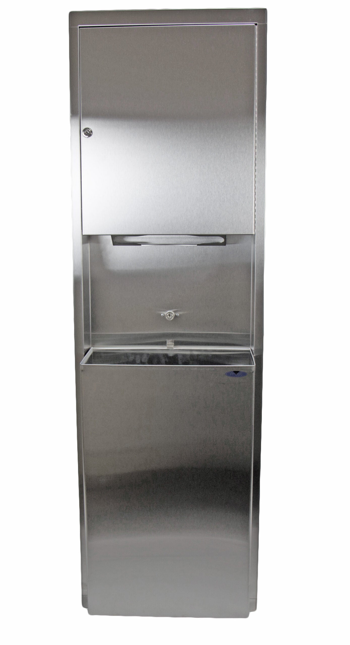 Combo distributeur de papier et poubelle 50L