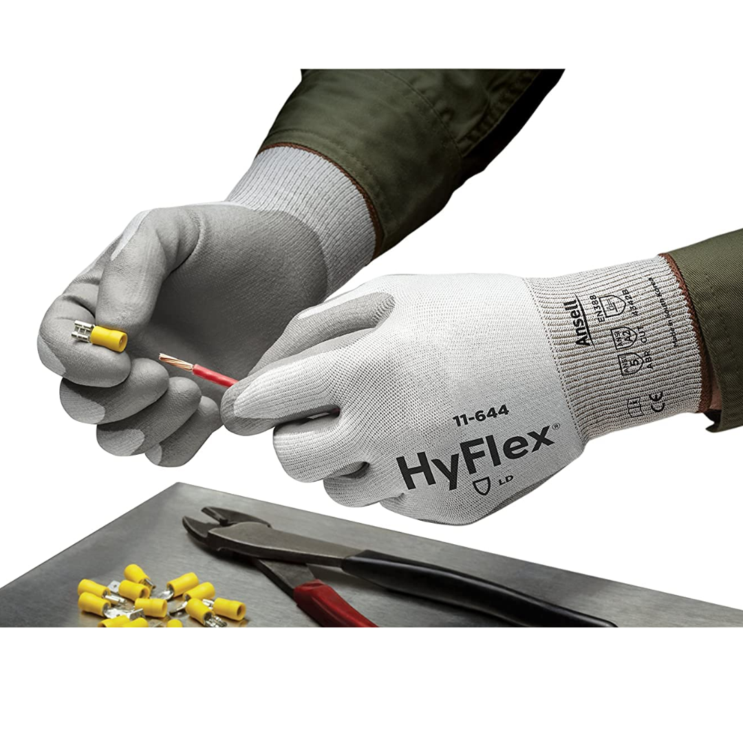 Ansell Hyflex 11-644 gloves Set of 12 PAIRS