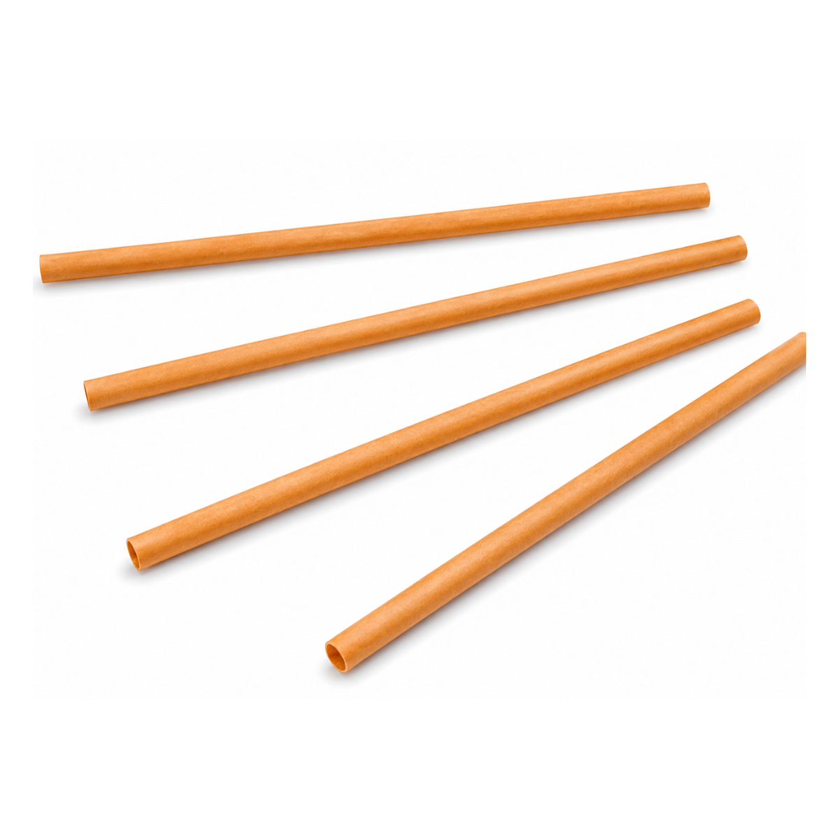 Paille en bagasse 8" 6MM dia. vrac 100X100/Caisse