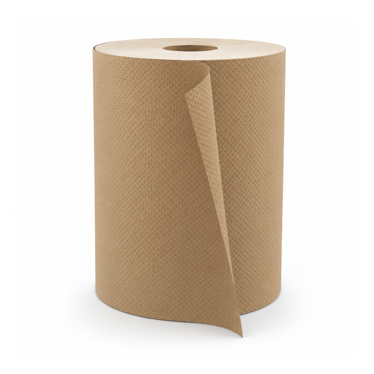 Papier à mains 8"X600' brun 12 rouleaux