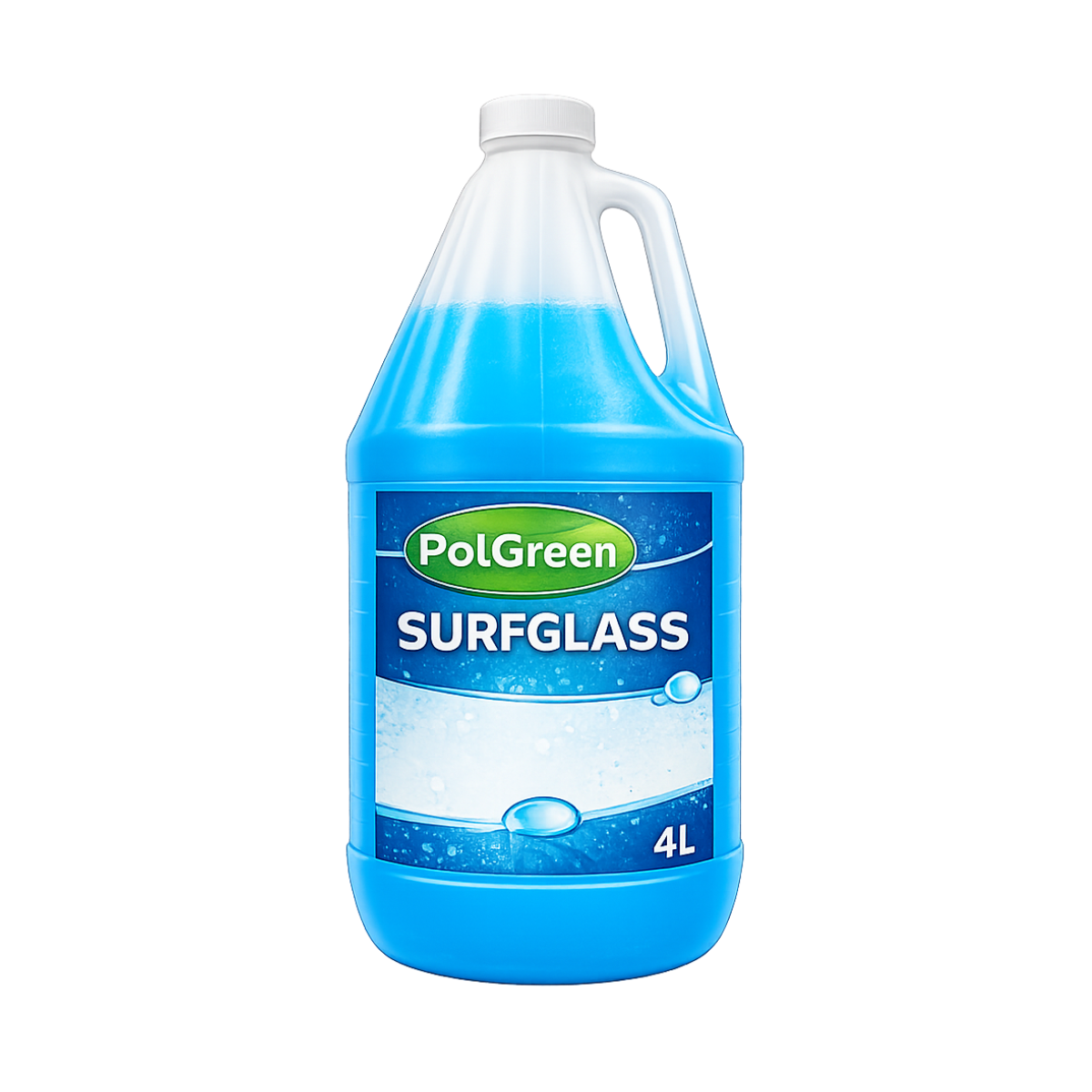 Polgreen Surfglass Nettoyant Pour Vitre et Plexiglass 4L