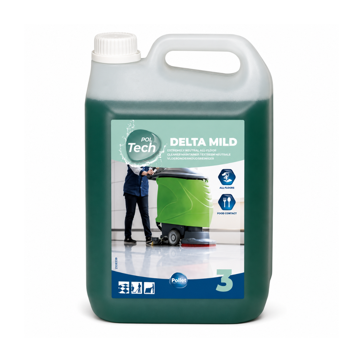 Poltech Delta Mild Nettoyant Neutre 4L
