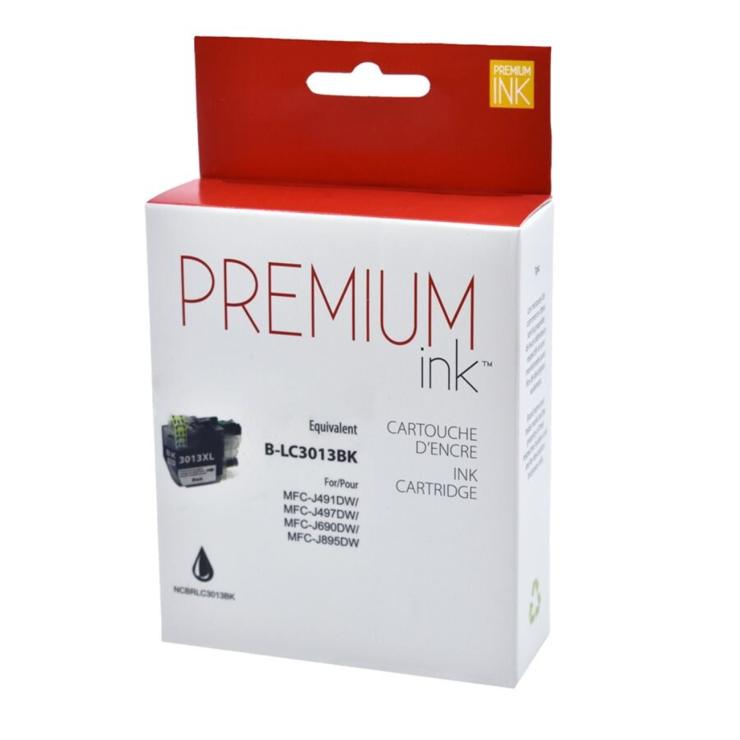 Brother LC3013XL Encre Noire Pigmentée Alternative Premium