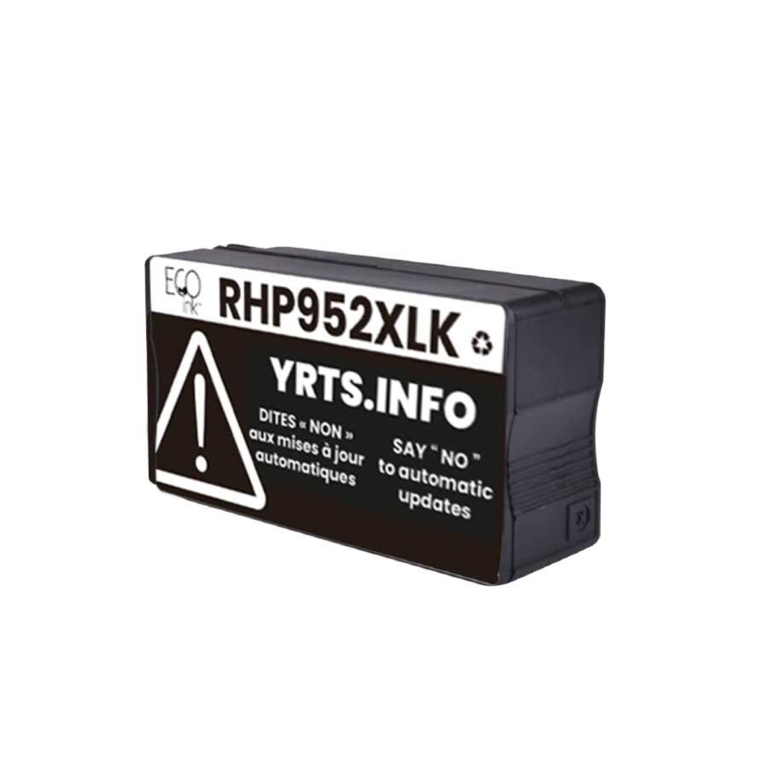 HP No.952XL F6U19AN Reman Encre Noire EcoInk YRTS 2K