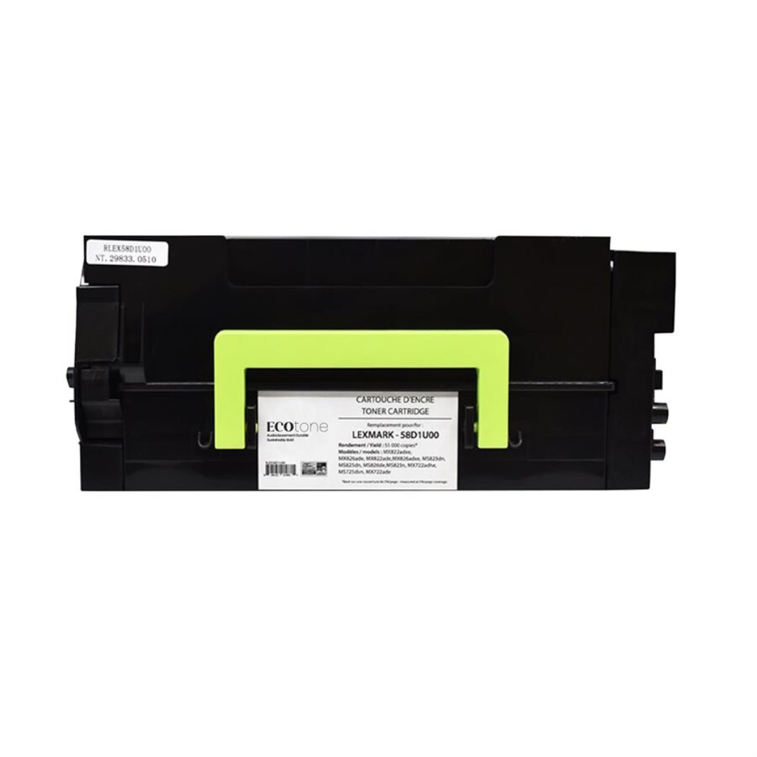 Lexmark 58D1U00 Reman Ecotone 55K