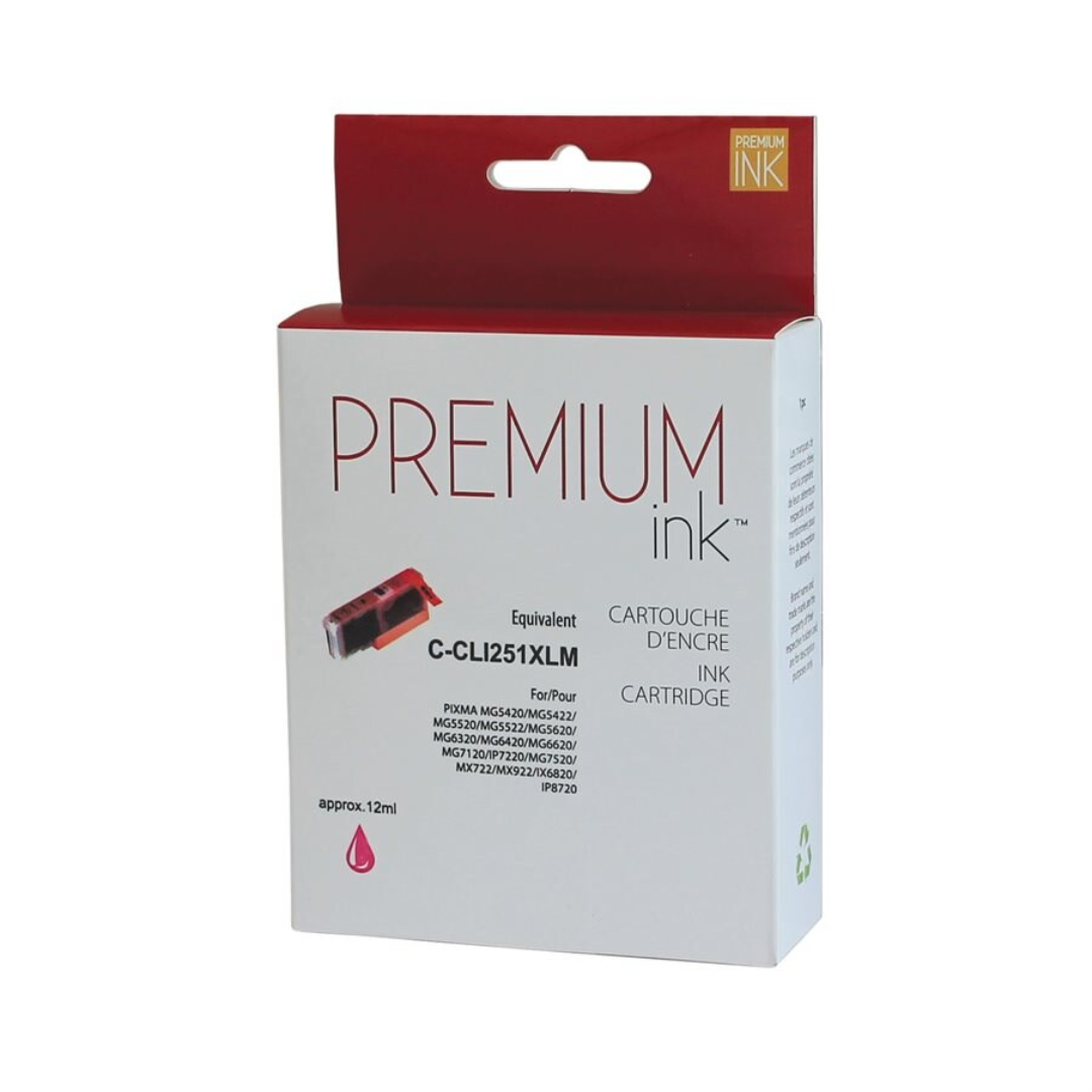 Encre Premium Alternative Canon CLI-251XL Magenta