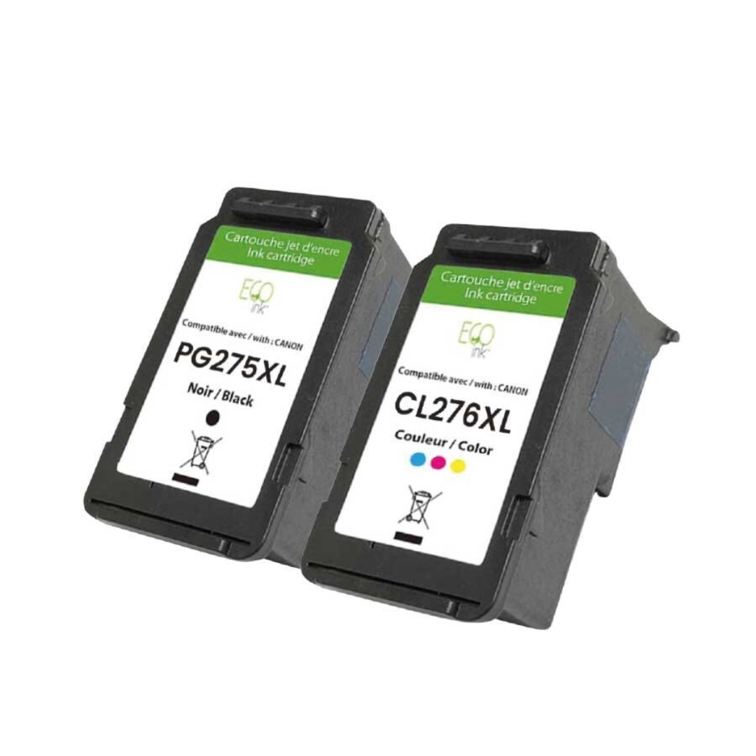 Canon PG275XL/CL276XL Value Pack Ecoink