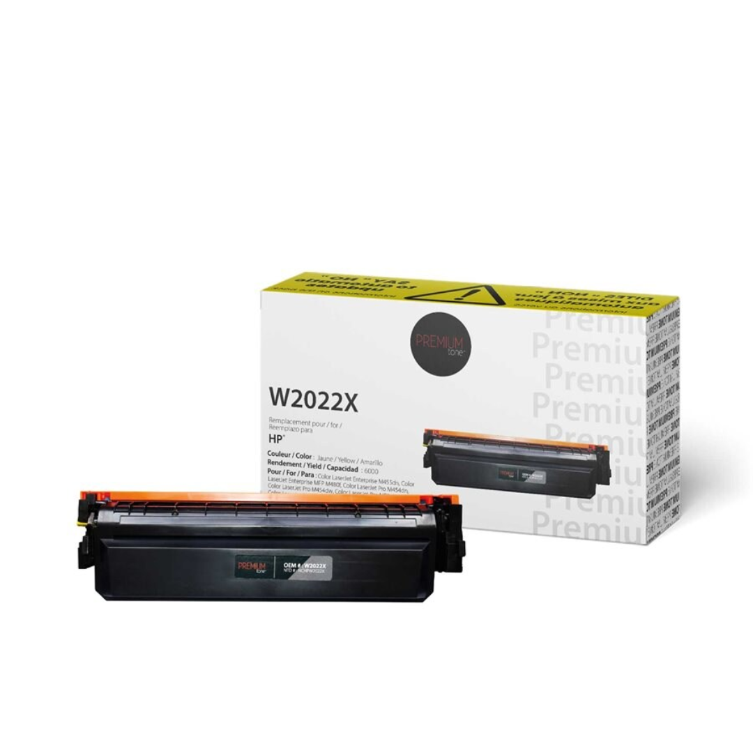 HP W2022X (414X) Compatible Premium Tone YRTS Jaune 6K