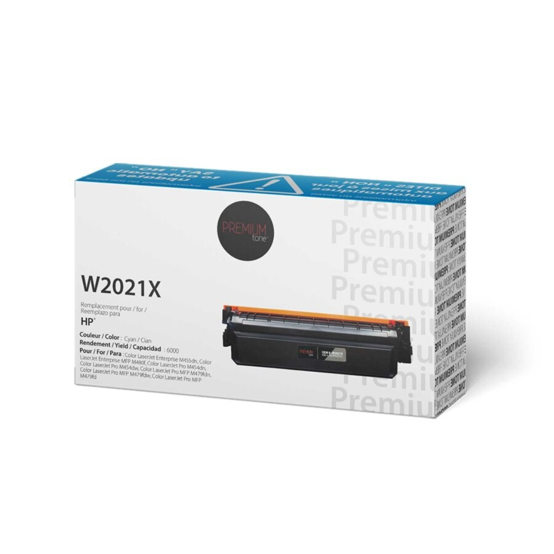 HP W2021X (414X) Toner compatible premium YRTS Cyan 6K