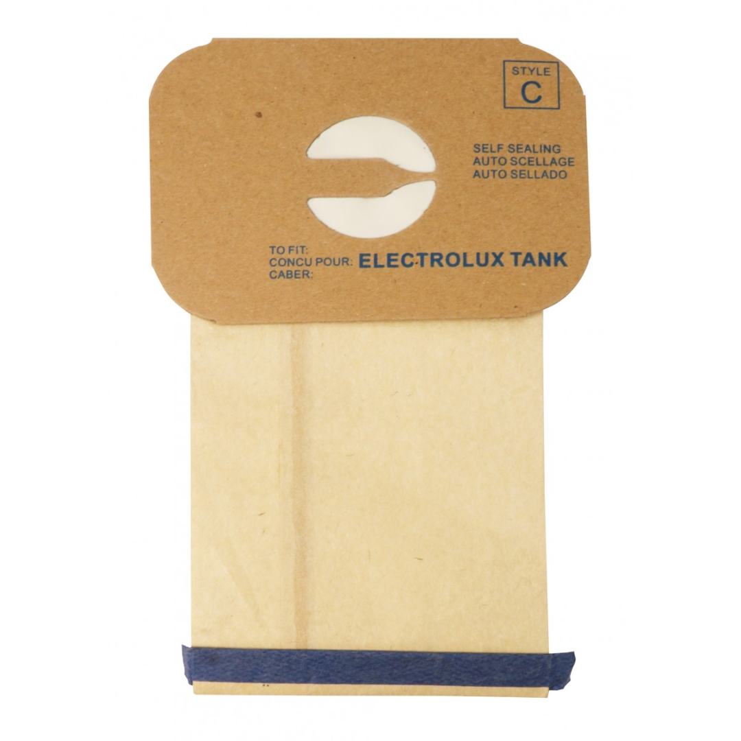 Sac en papier pour aspirateur chariot Electrolux style C - paquet de 12 sacs - Envirocare 805