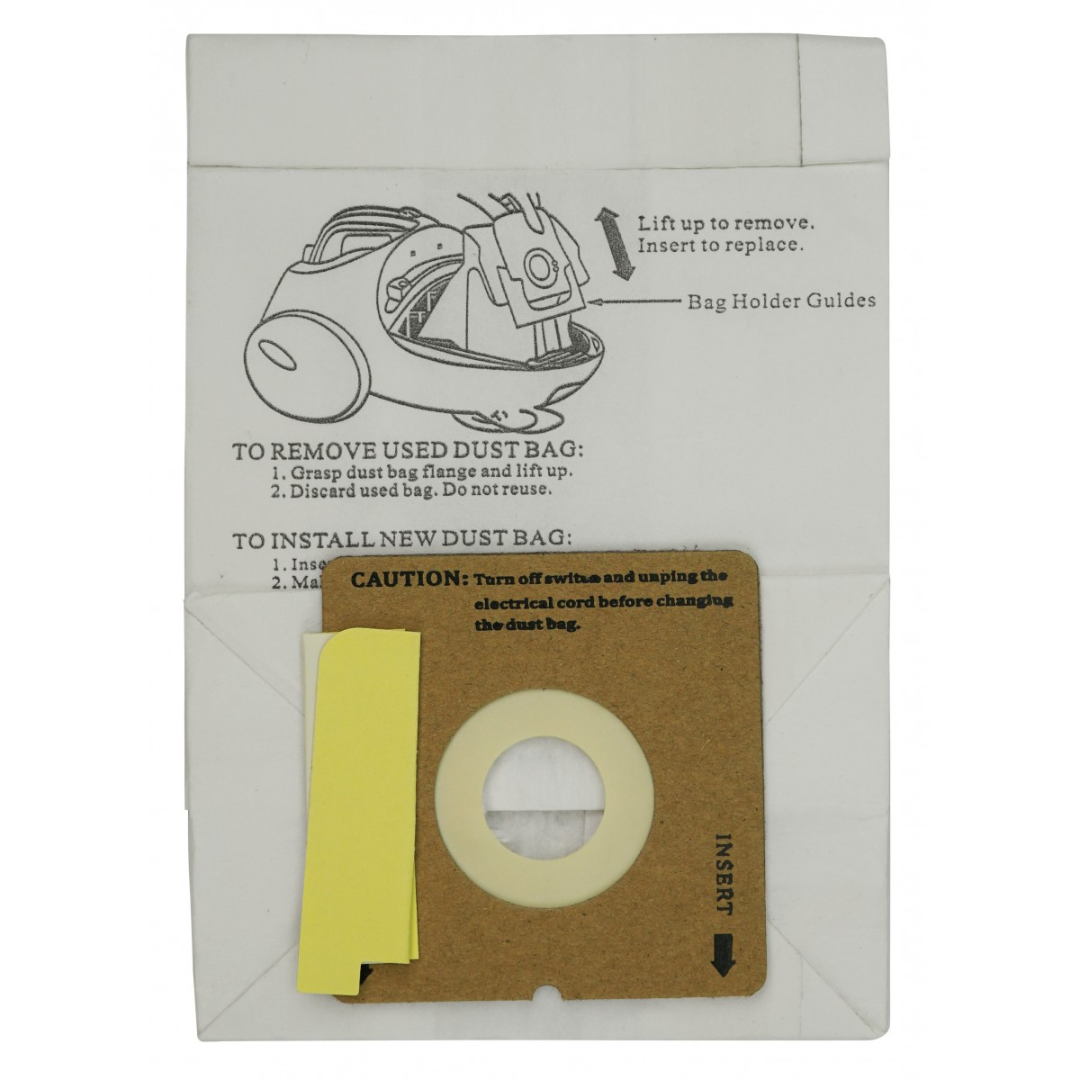 Sac microfiltre pour aspirateur chariot Eureka type L série 930, 965 - paquet de 3 sacs