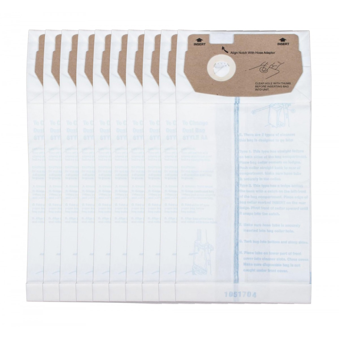 Sacs papier Eureka AA original - paquet de 10
