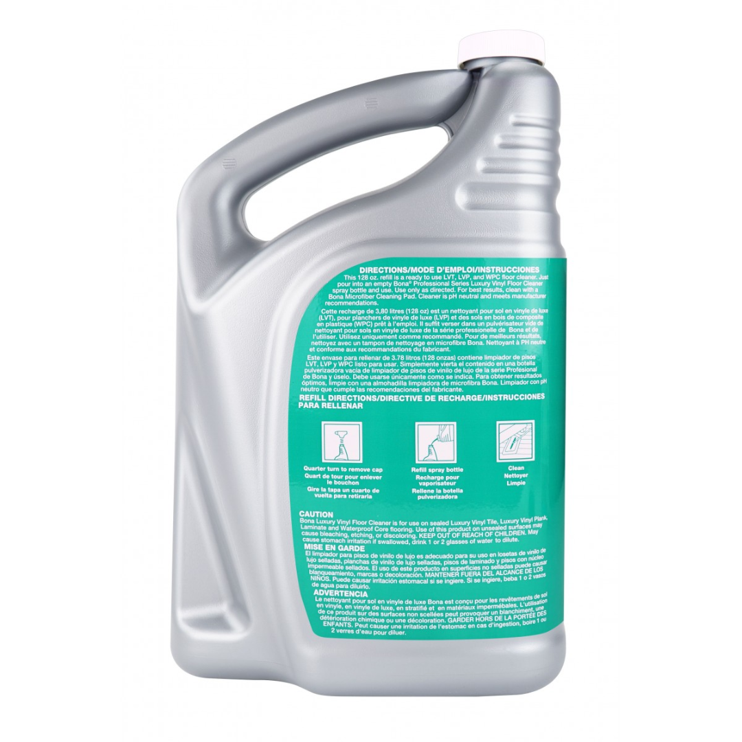 Nettoyant pour sol en vinyle de luxe - sèche rapidement - sans résidus - 1 gal (4,5 L) - Bona SJ314CS-4