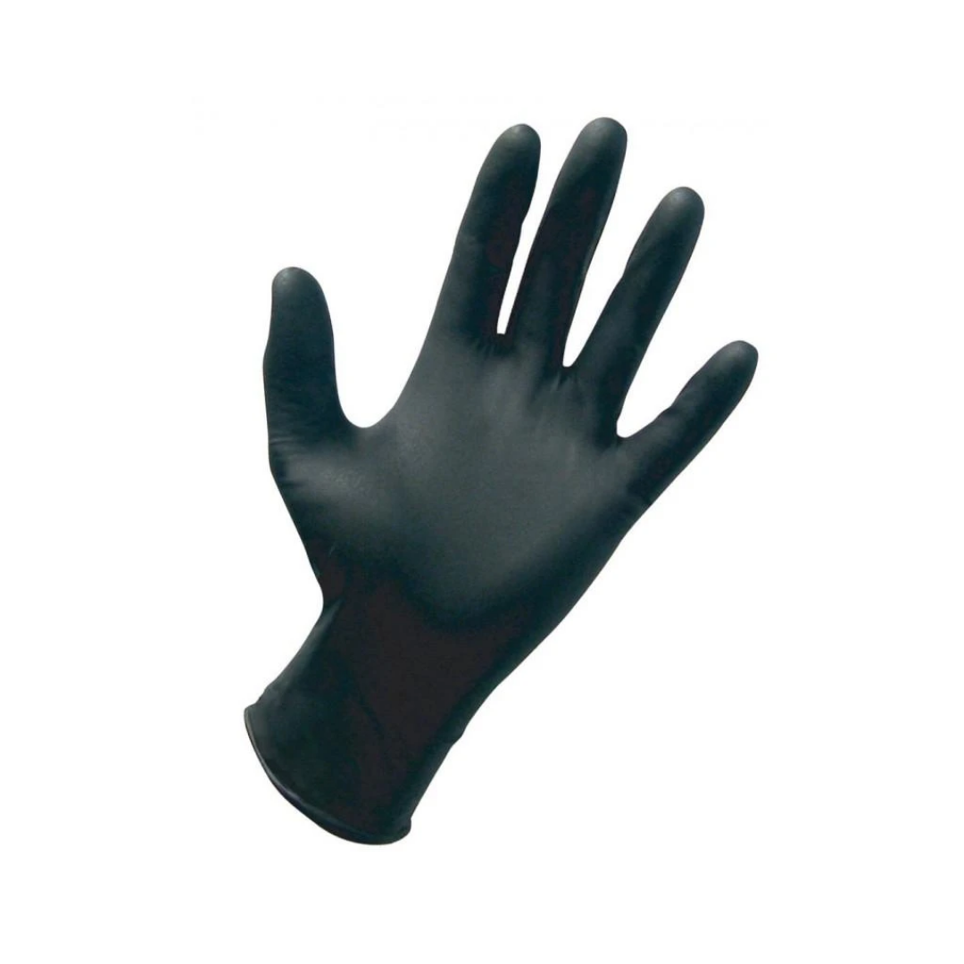 Gants de nitrile sans poudre Noir 100/bte - sanichoix
