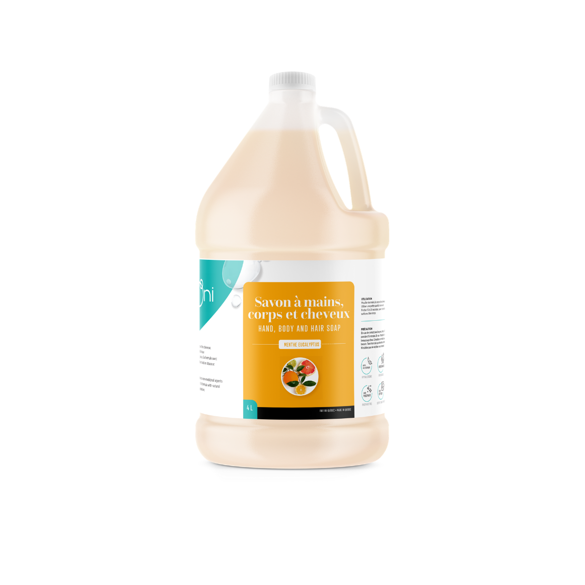 Saponi Savon à Mains, Corps & Cheveux Agrumes 4L