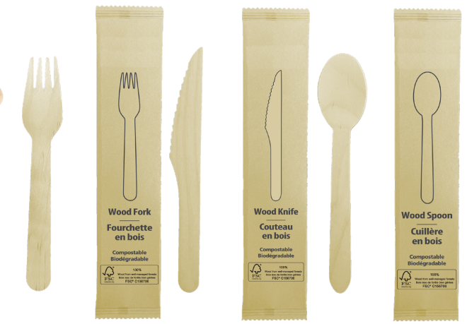 Ustensiles en bois 500/caisse