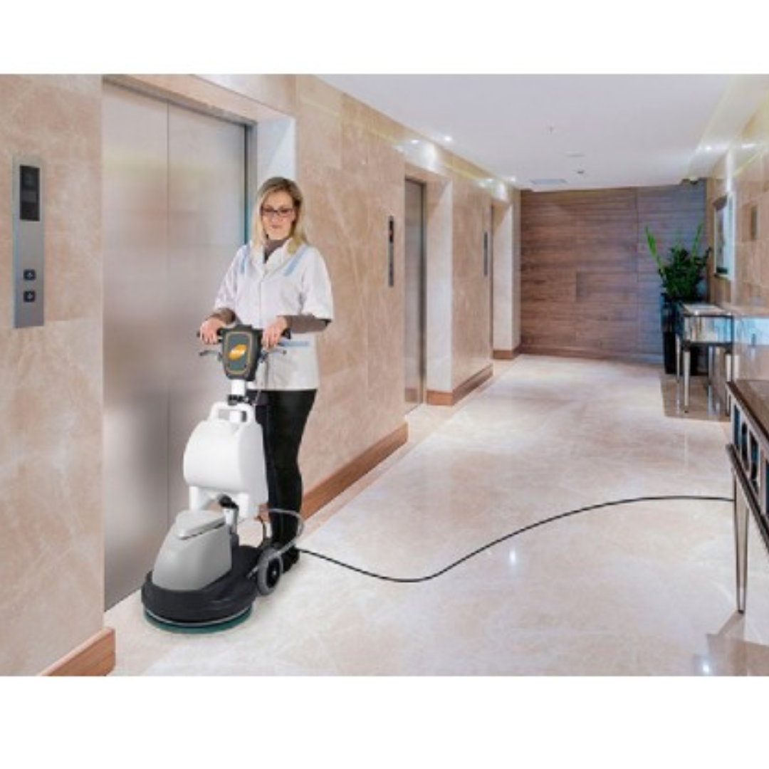 Polisseuse à plancher orbitale - Johnny Vac - largeur de nettoyage 17" (43 cm) - réservoir de solution de 4 gal (15 L) - TMB TP46