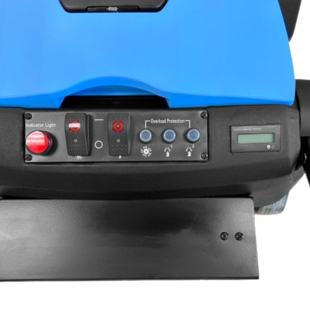 Aspirateur à tapis à large zone - Largeur de nettoyage de 26" - avec batterie et chargeur