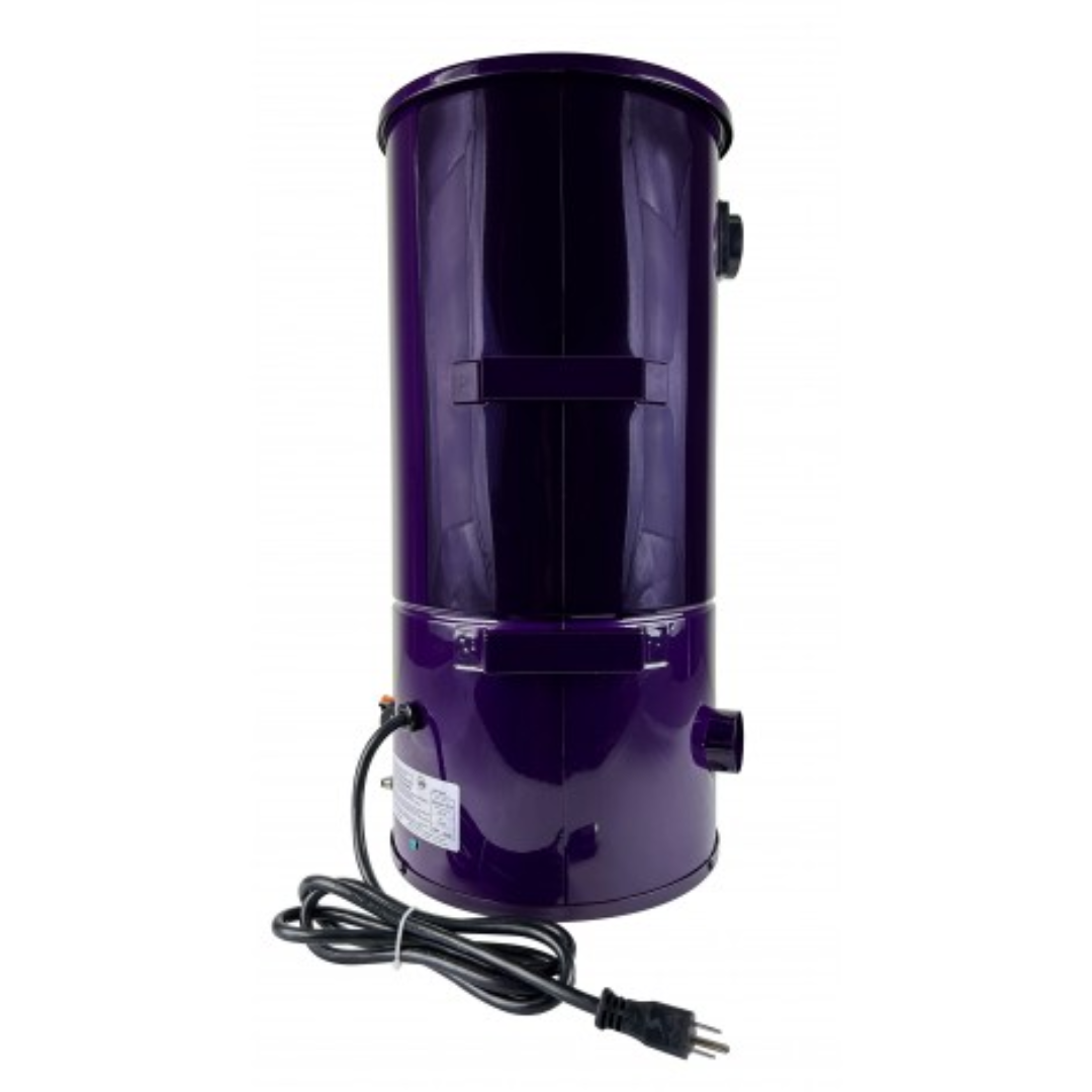 Aspirateur central Johnny Vac - silencieux - moteur 2 ventilateurs - 700 watts-air - capacité de 5 gal (19 L) - support mural - sac HEPA - filtre mousse