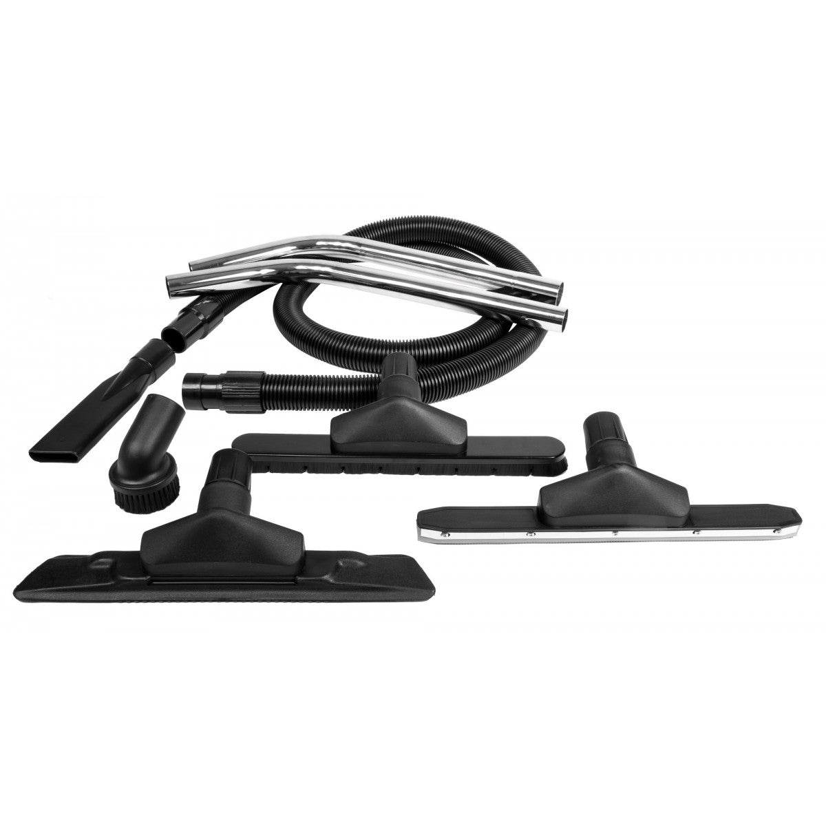 Aspirateur commercial sec et humide - capacité de 25 L (8 gal) - boyau 2,5 m (8'') - manchons en métal - brosses et accessoires inclus - hauteur 74 cm (29") - réservoir 33 cm (13") - base 41 cm (16") - Ghibli AS27