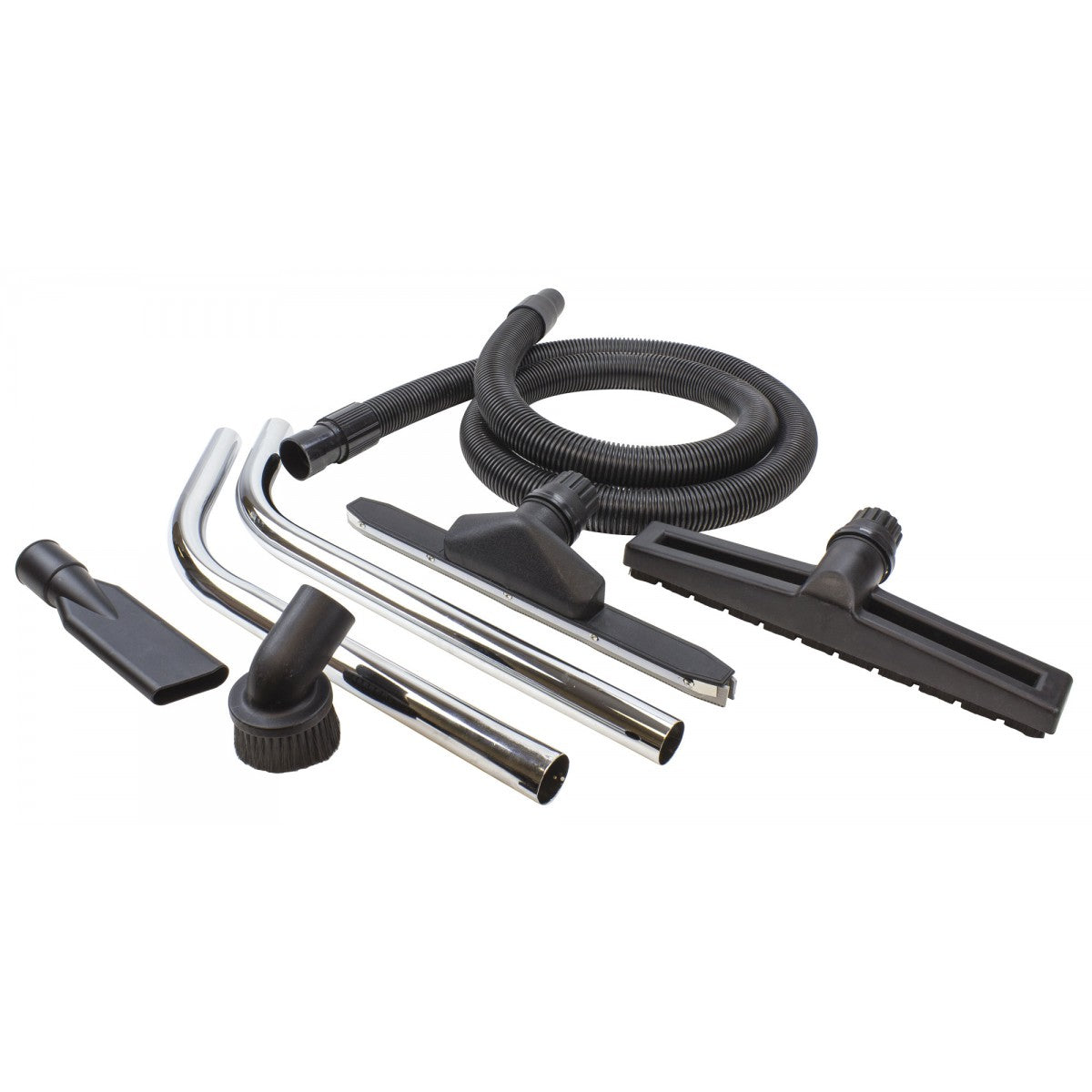 Aspirateur commercial sec et humide extra robuste - capacité de 85 L (22 gal) - 2 moteurs - racloir intégré - boyau de 3 m (10') - manchons en plastique et aluminium - brosses et accessoires inclus