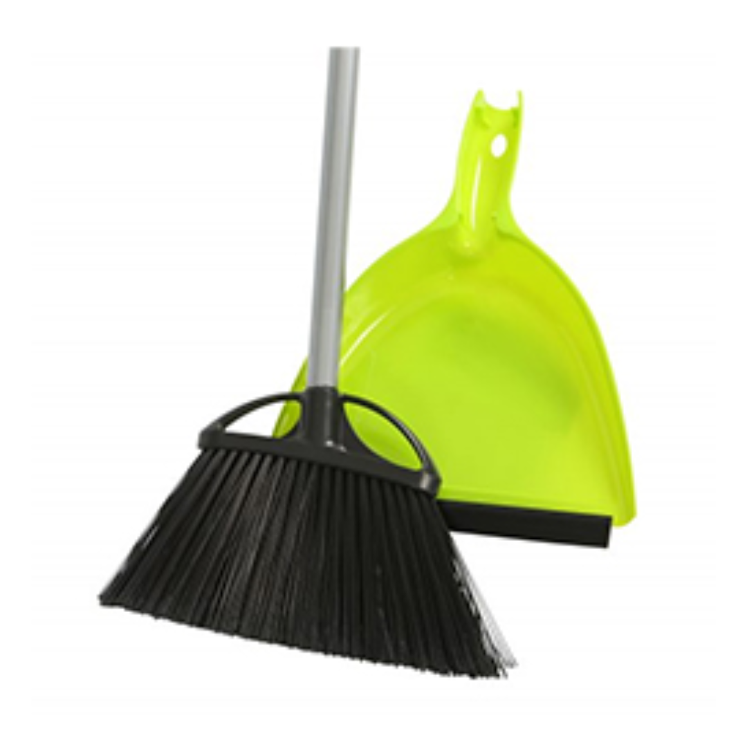 Balai à Angle avec porte-poussière - Monobloc