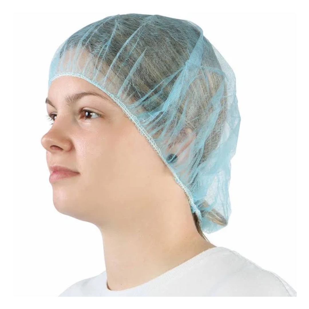 Bonnet bouffant en polypropylène Vert, Bleu, Rouge