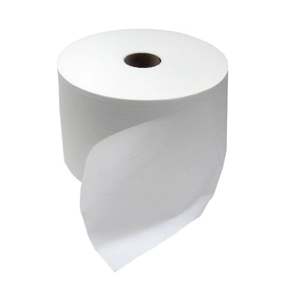 Chiffon Blanc industriel 12'' x 12'' 475F/Rouleau