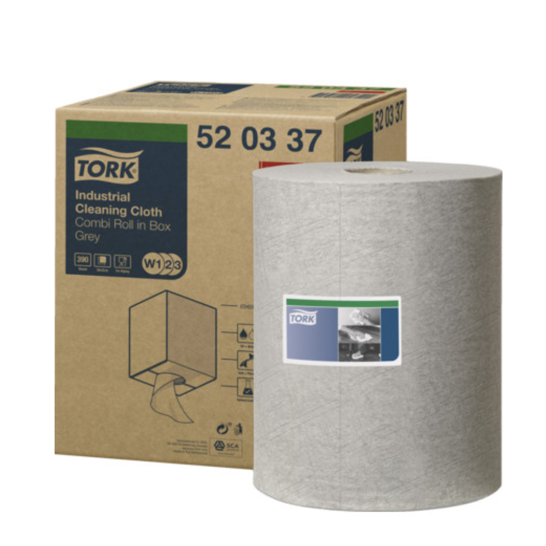 Chiffons essuie-tout simili-tissu Tork Premium 500 Feuilles/rouleau
