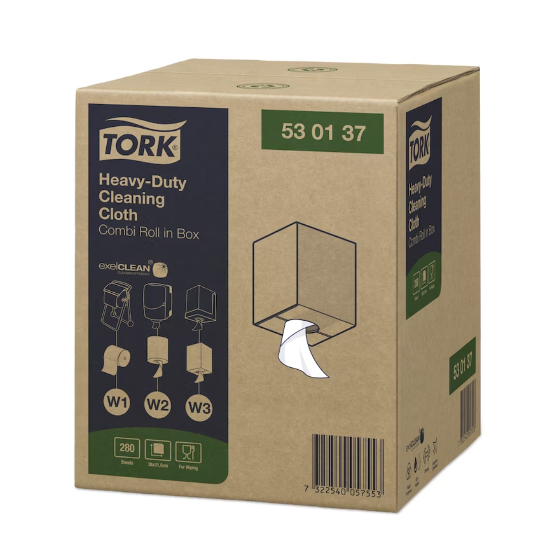 Tork Chiffon de Nettoyage Ultra-Résistant, 400 feuilles/rouleau