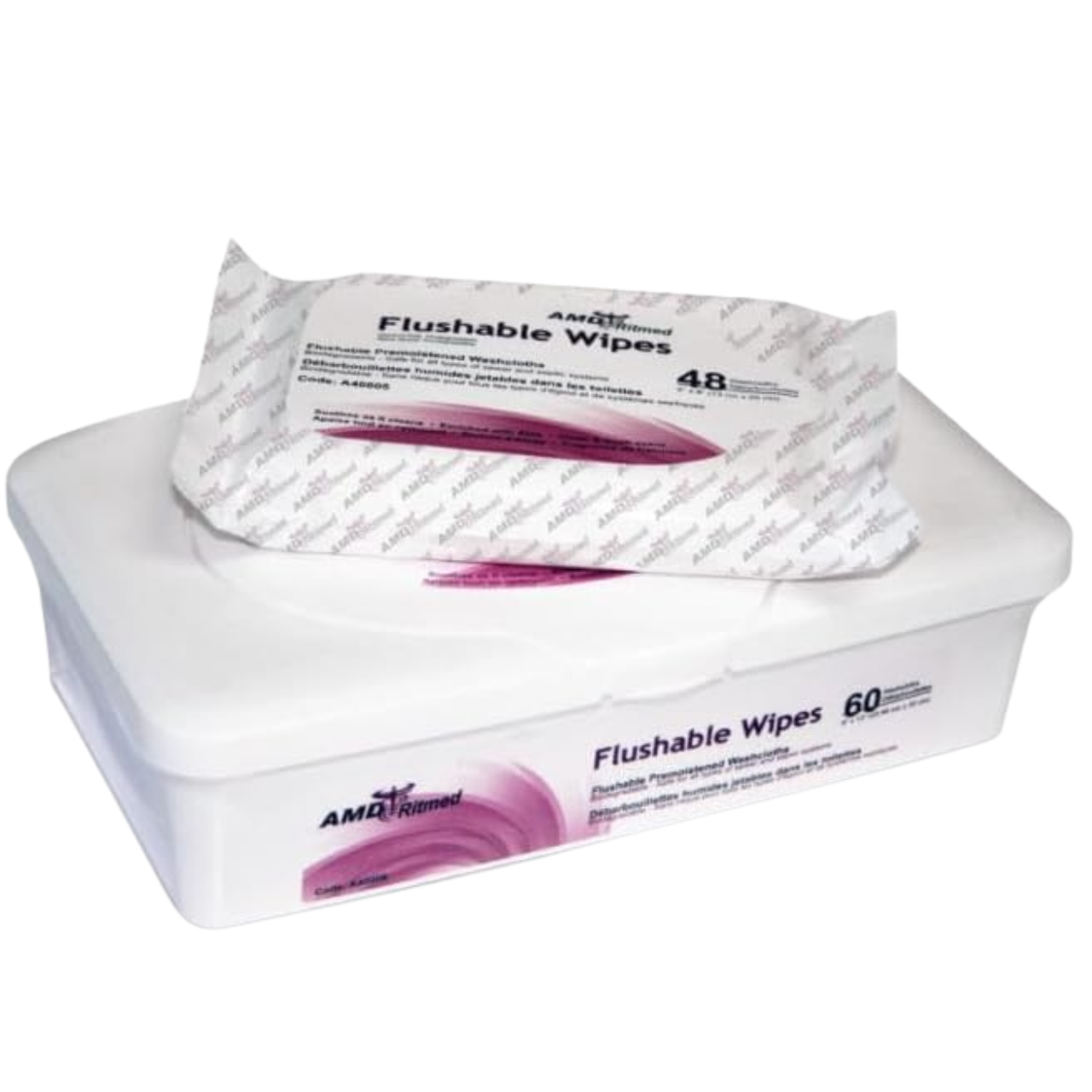 Lingettes humides jetables dans les toilettes