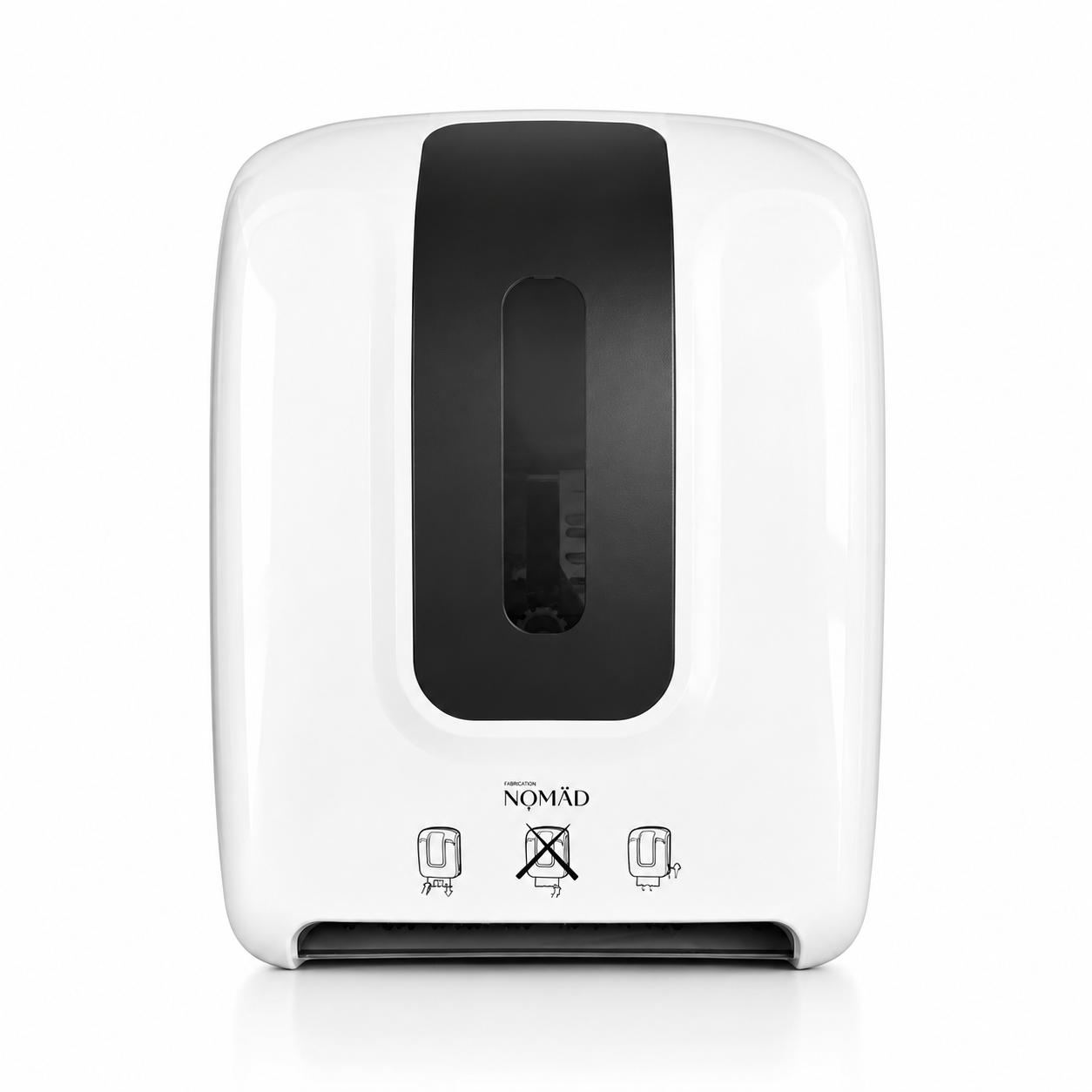 Distributrice Blanche Manuelle Sans Contact Pour Papier Mains