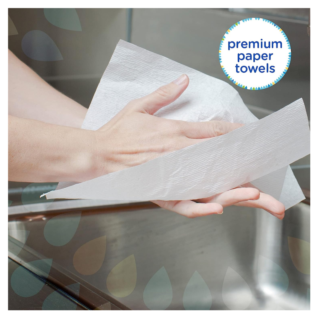 Papier à main "KLEENEX" plis multiples Blanc 150F x 16 PQT
