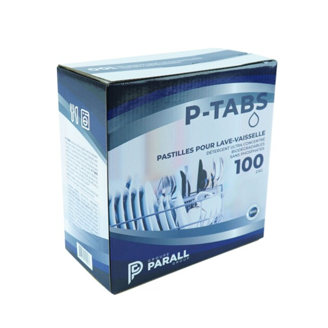 Pastilles pour le lave-vaisselle P-Tabs 100/boîte
