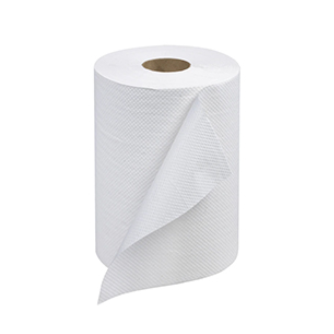 Papier à main blanc 12 rouleaux 350'