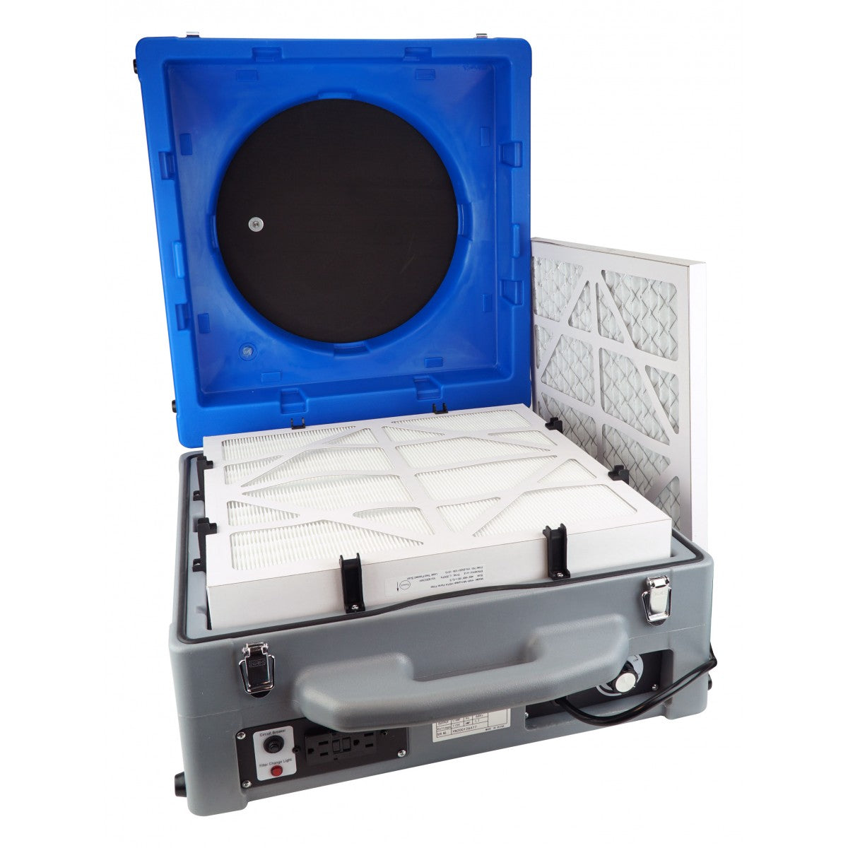 Purificateur d'air industriel - portable - filtration à deux niveaux - 115 volts - 2 A - HEPA - jusqu'à 1000 CFM