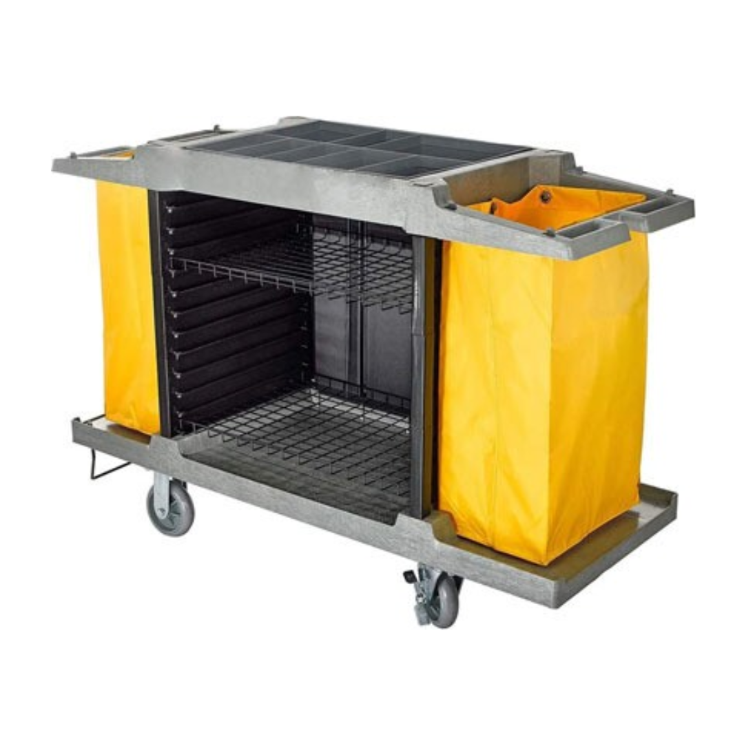 Chariot d'entretien ménager à grande capacité