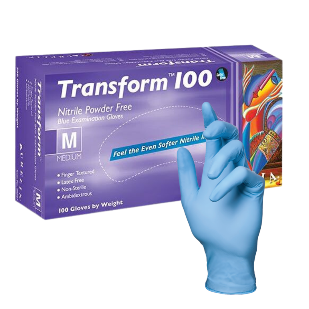 Gants d'examen en nitrile sans poudre 3.2 mil *LIVRAISON GRATUITE