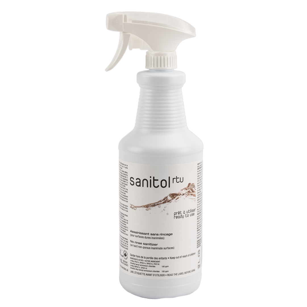 SANITOL Désinfectant sans rinçage 12 x 950ml