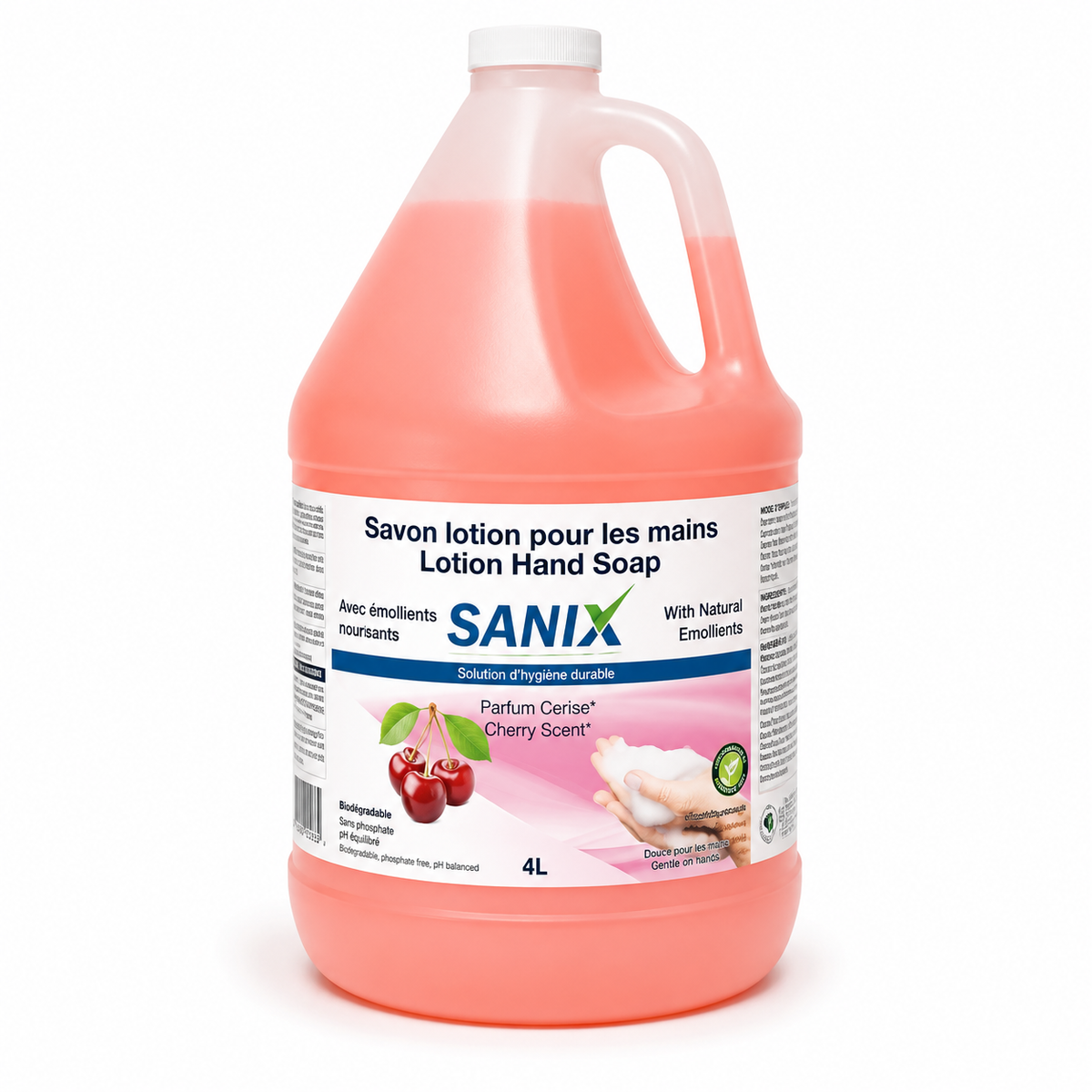 Savon À Main Rose Parfum De Cerises 4L