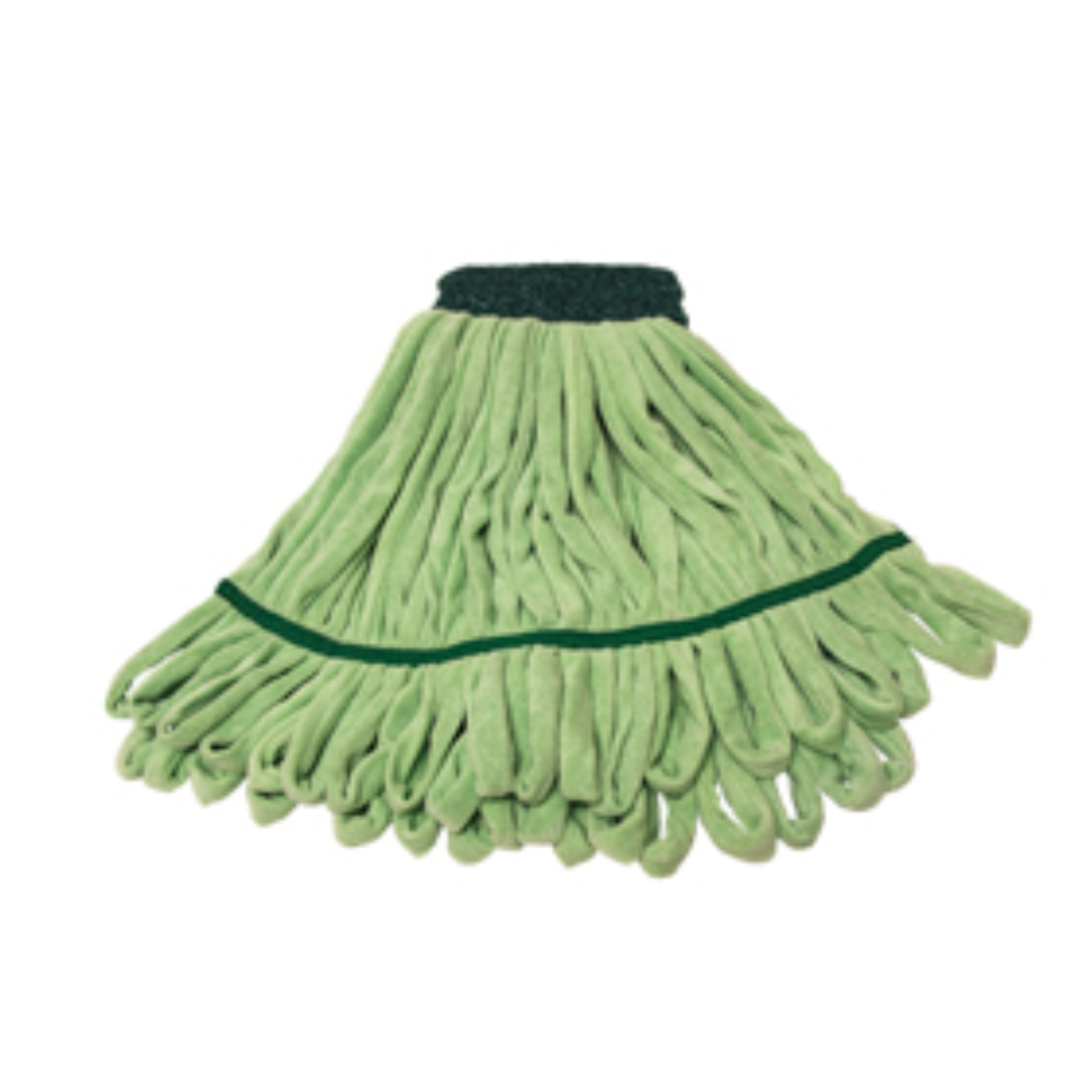 Tête de moppe en microfibre "MOPM'' Moyenne Verte
