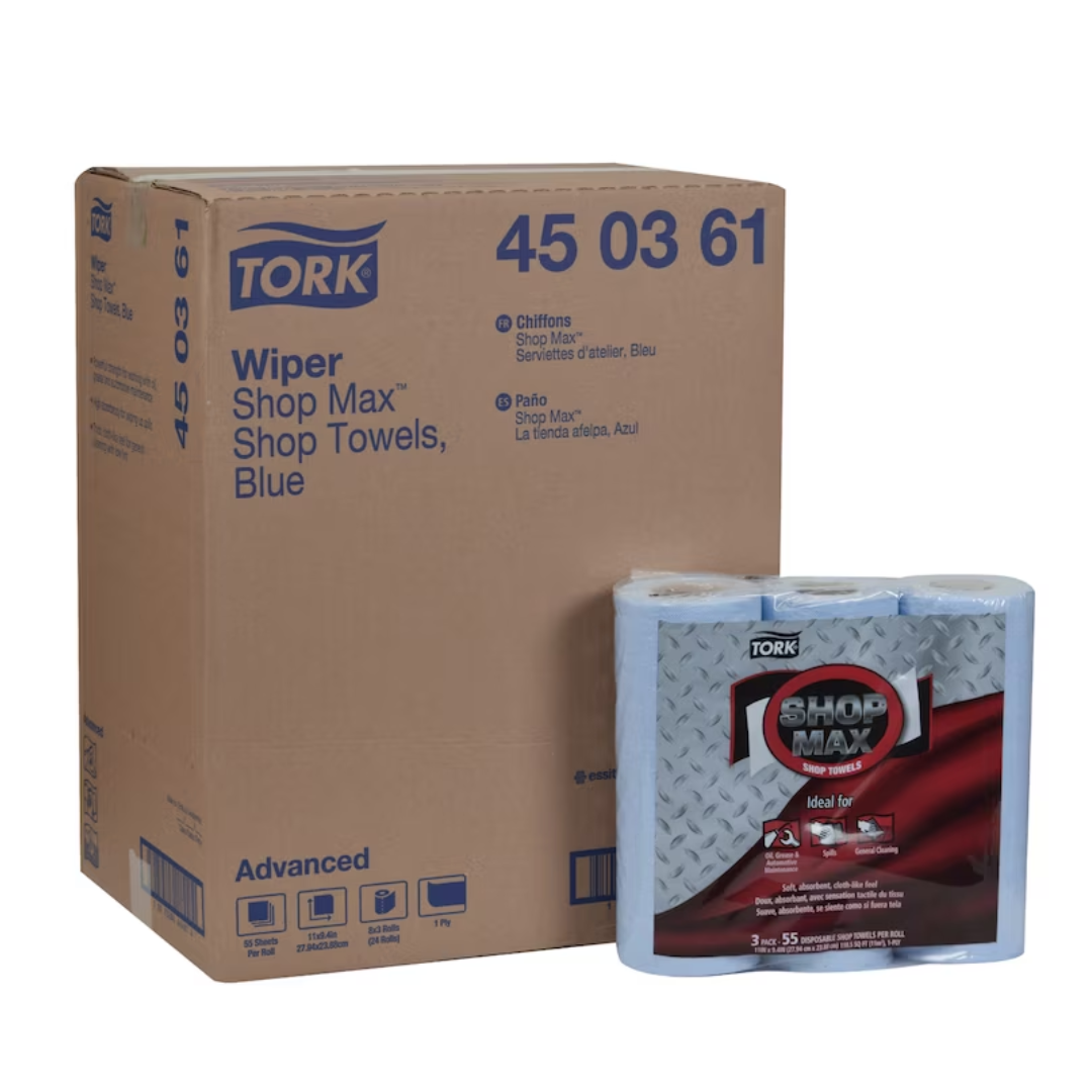 Chiffons Tork Advanced ShopMax 450, 24 rouleaux