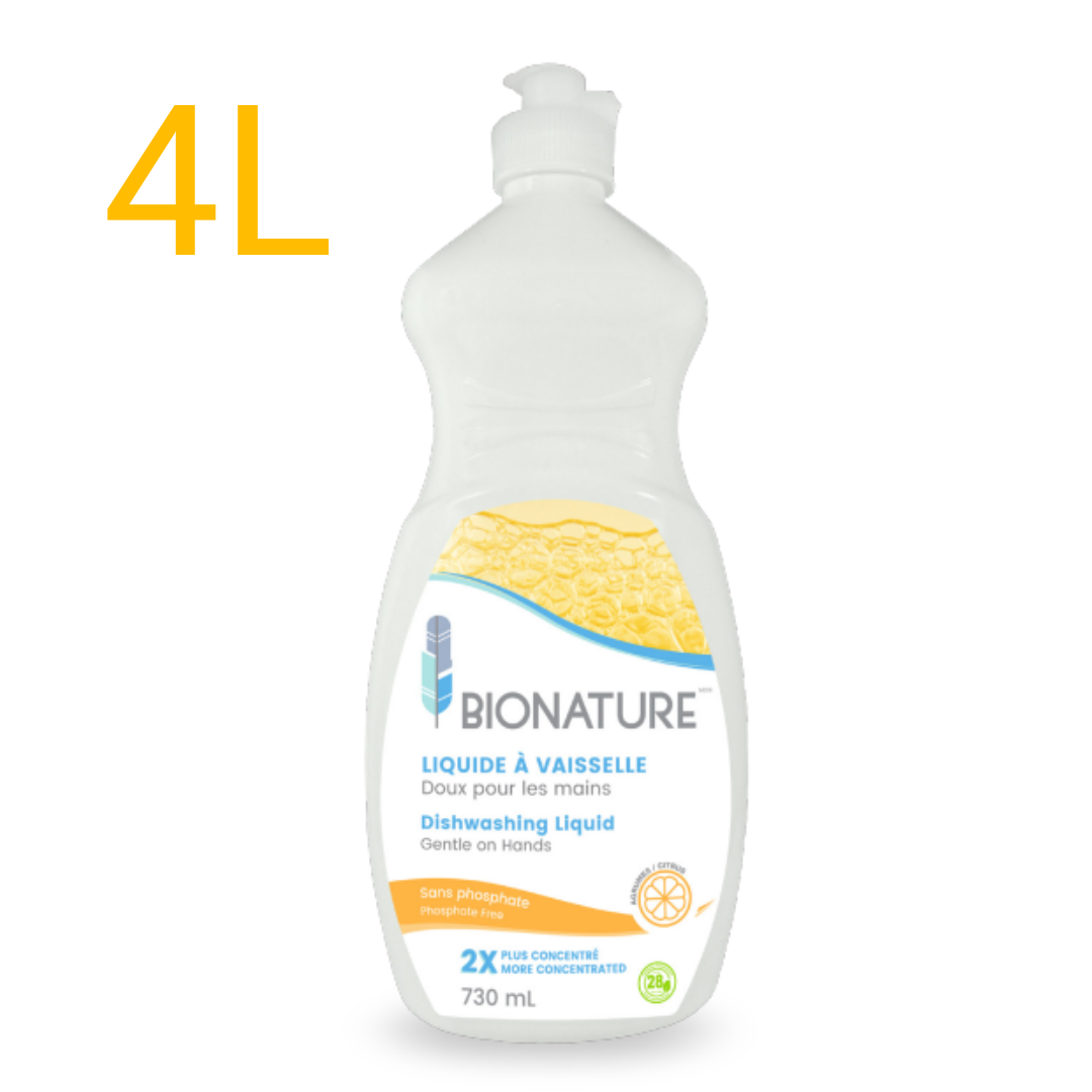Liquide à vaiselle "Bionature-914" 4 x 4L