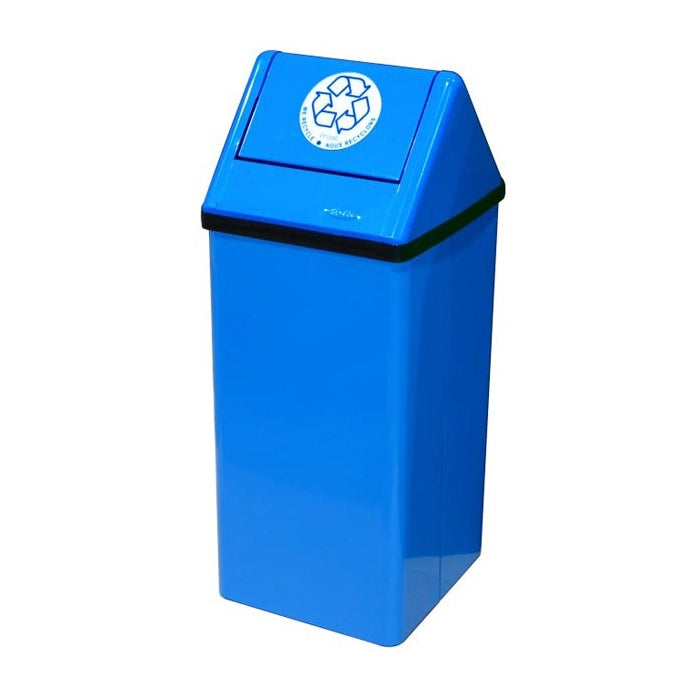 Poubelle sur socle pour recyclage 80L - sanichoix